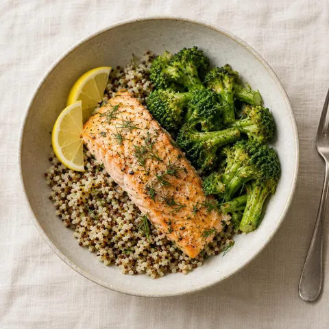 Baked Salmon & Quinoa